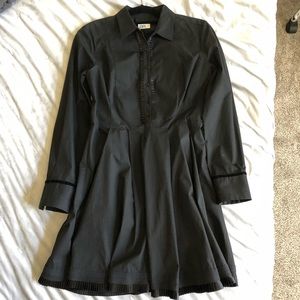 Zara Romantic Black Button Dress | US M